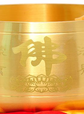 铜罄摆件日式铜庆铜佛音钵佛音碗修行钵颂钵音疗静心钵工艺品