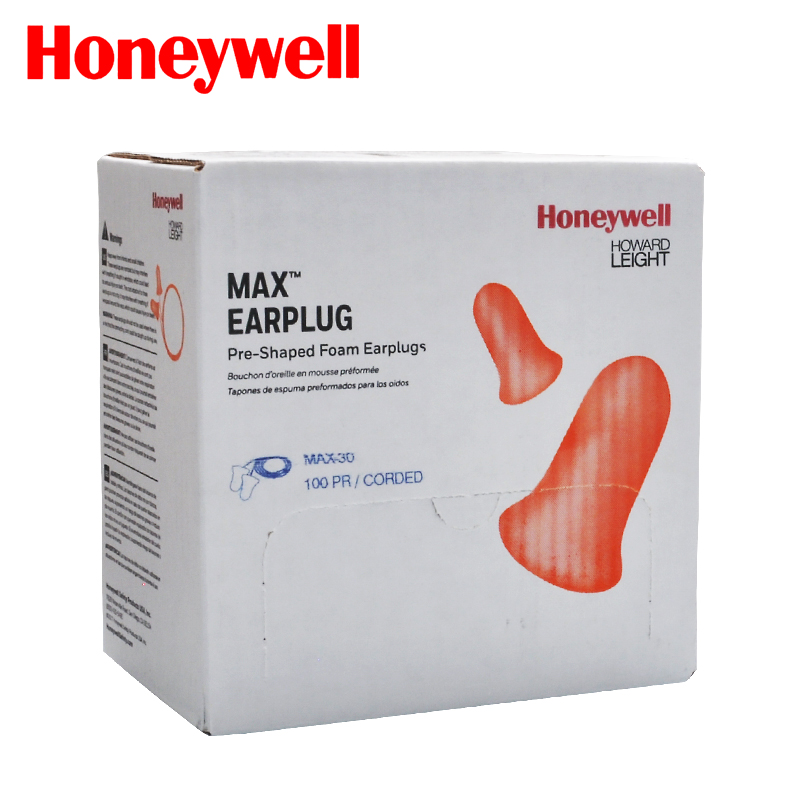 霍尼韦尔MAX-30隔音耳塞防噪声工作降噪学习睡眠睡觉带线防打呼噜