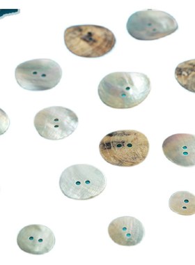 衬衫纽扣钮扣扭扣小服装辅料白色女圆形高档衣服扣贝壳扣子马氏贝