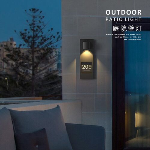 户外防水壁灯别墅大门柱门牌灯酒店民宿门前灯家用室外装饰墙壁灯