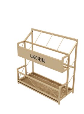 彩印定制logo伞架高端商用雨伞架教室放短长伞金色黑色收纳架酒店