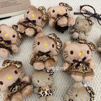 豹纹kt包包挂件书包挂饰