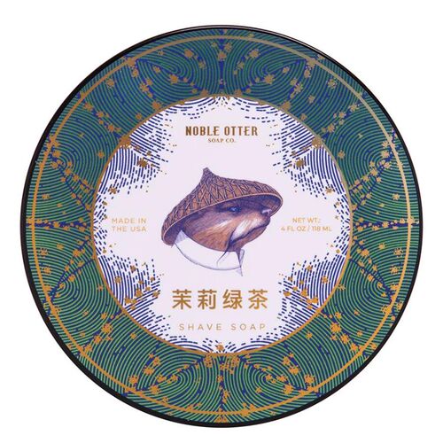 帝诗男士剃须皂水獭剃须皂茉莉绿茶刮胡泡沫皂