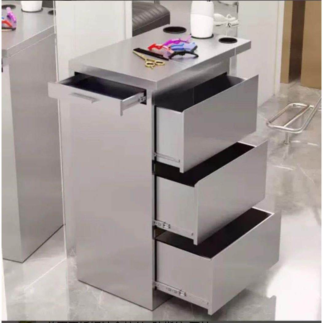 理髲店工具柜发廊专用美发工具柜烫染工具车抽屉收纳盒柜理髲店柜