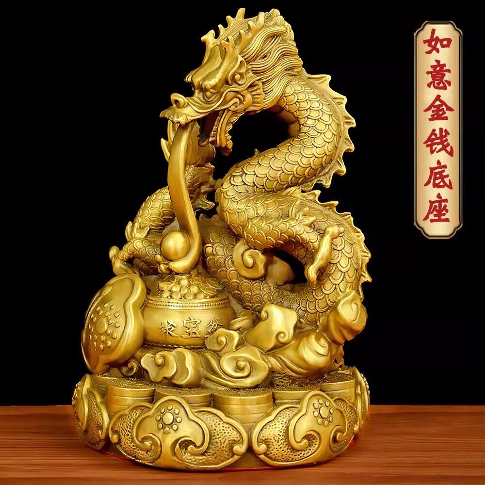 十二生肖摆件铜龙鸡牛鼠马狗兔虎羊猴蛇猪家居桌面装饰工艺礼品摆