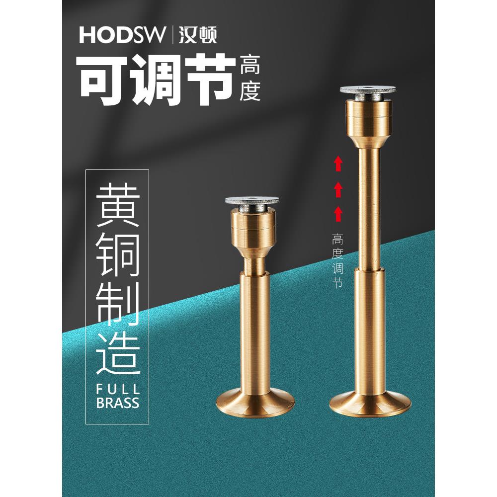 汉顿全铜多功能长度可调门吸门顶超吸扩展门吸门触