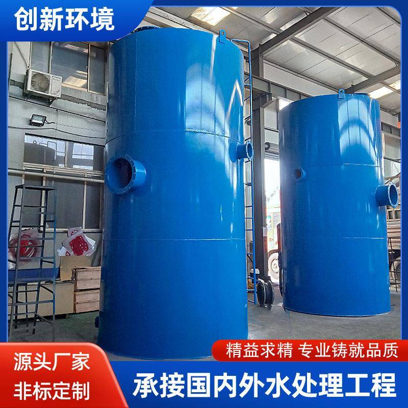 重力式无阀过滤器虹吸反冲洗污水处理设备商用一体化净水设备