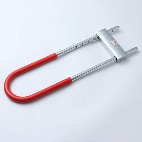 防盗锁分体U型钥匙供应可锁芯伸缩玻璃门锁门拉手摩托车推拉门