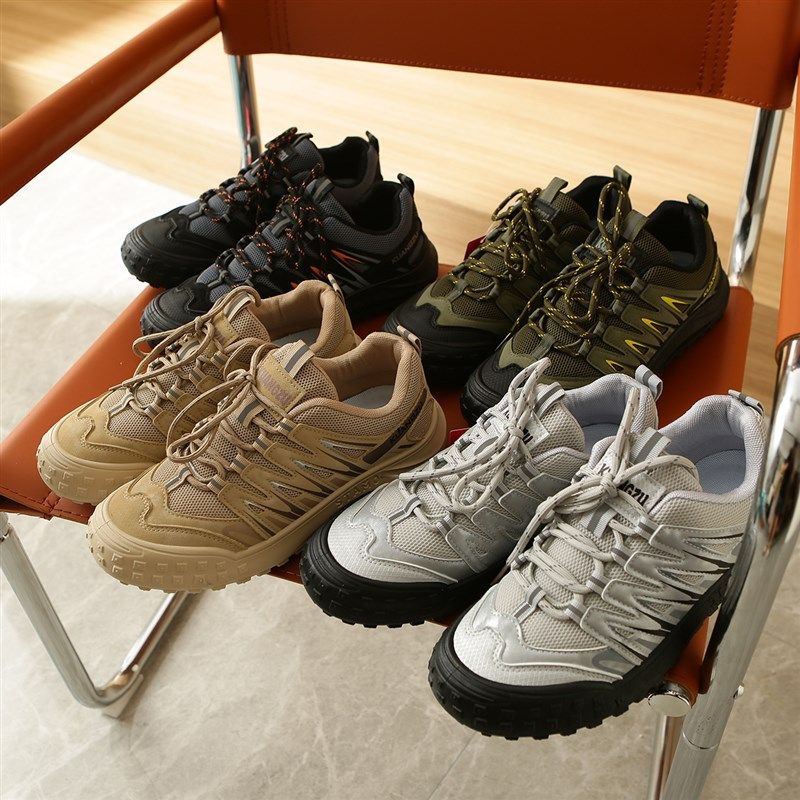 68美刀!缓震橡胶软底!夏季新款男士透气网面低帮运动登山休闲鞋,流行男鞋,时尚休闲鞋,淘宝优惠券,粉丝福利购,淘宝优惠卷