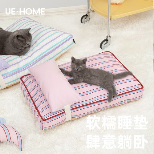宠物枕头睡垫高效护颈可拆洗狗狗床猫窝睡垫中小型犬狗窝狗狗床垫