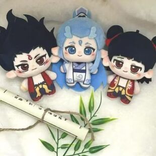 哪吒2周边闹海哪咤敖丙棉花娃娃可爱卡通玩偶毛绒玩具公仔包挂件