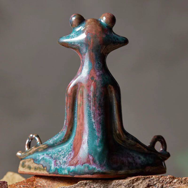 永春钧窑青蛙香插陶瓷创意小钧瓷线香茶道香道点香器茶桌萌宠,家居饰品,香托/香盘/香座/香插,淘宝优惠券,粉丝福利购,淘宝优惠卷