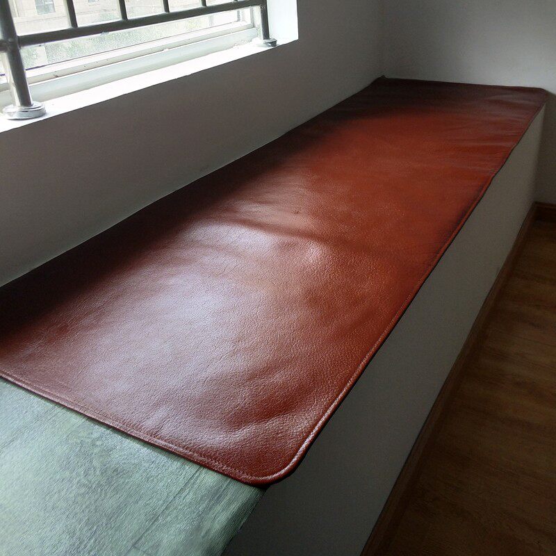 头层水牛皮沙发垫定制夏季牛皮凉席汽车垫儿童床垫整皮飘窗地毯垫