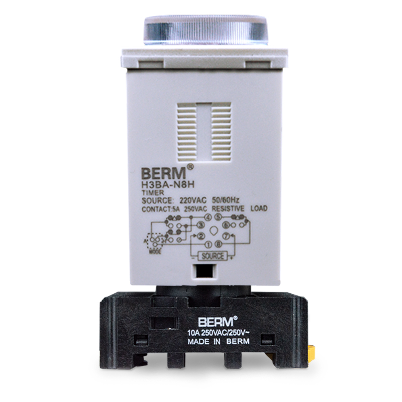 原装贝尔美 B-N8H B-N B-8C\DC2V时间继电器