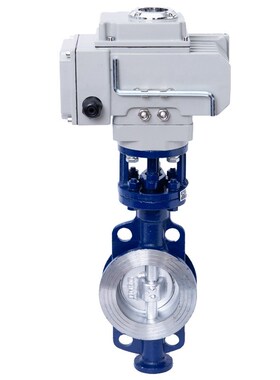 D9H电动铸钢对夹硬密封耐高温蒸汽蝶DNDN