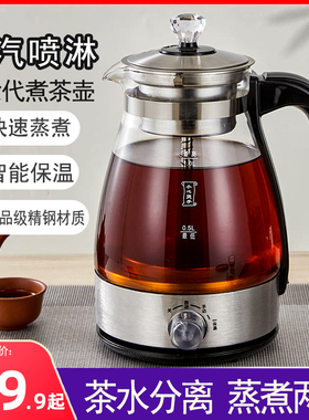 黑茶煮茶器全自动蒸汽喷淋煮养生茶壶加厚保温茶具电热壶