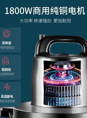 新款大功率家用商用绞肉机打肉泥机大容量搅菜辣椒酱碎肉蒜泥和面