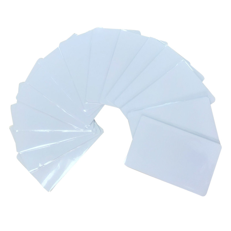 证卡打印机专用c白卡覆膜IC芯片ID门禁卡喷墨磁条复旦M彩印卡