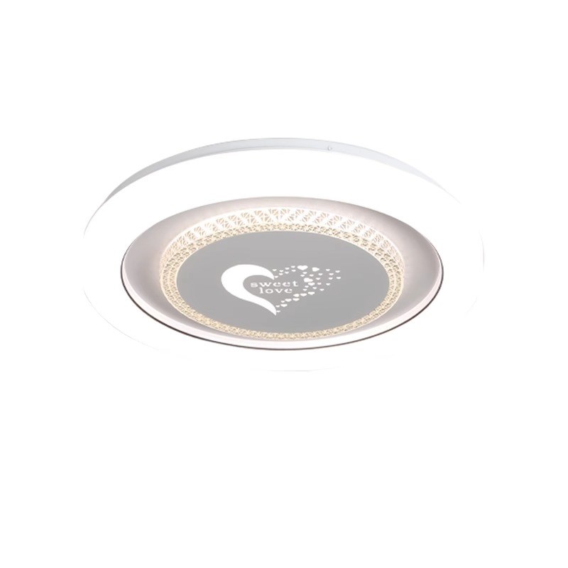 奶油风次主卧室吸顶灯全光谱护眼房间客厅吊灯具浪漫现代简约大气