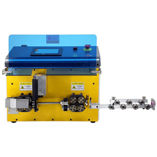 电脑剥线机全自动电线电缆下线机高精度带防护罩平方裁线机