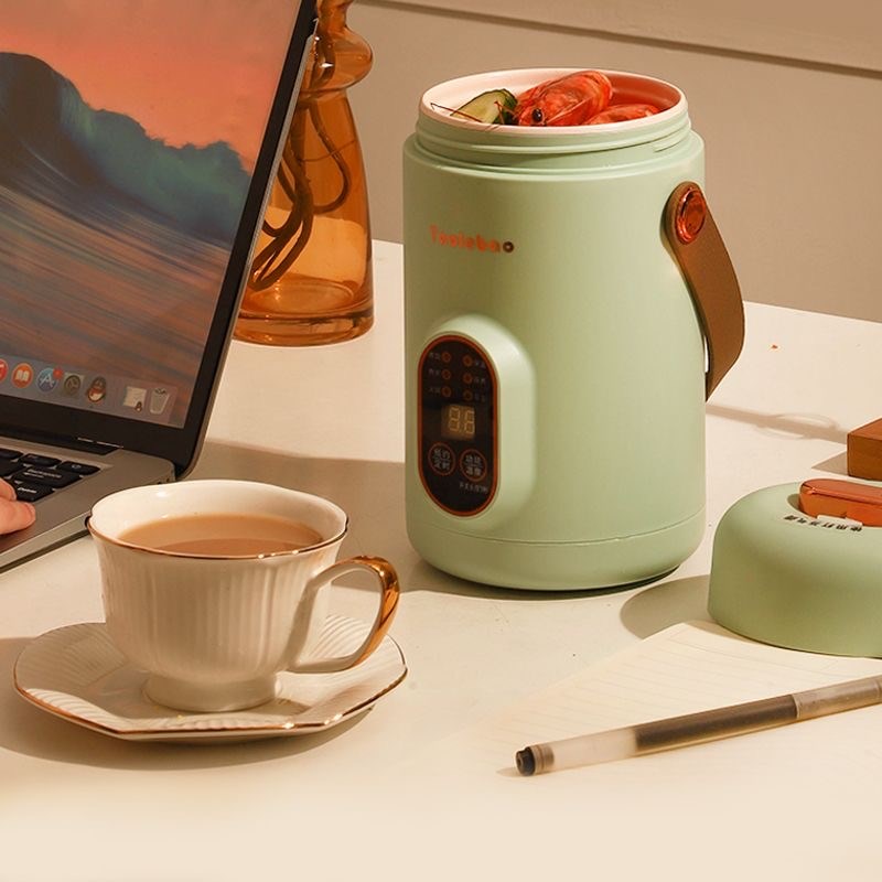 便携式电炖杯多功能电煮锅煮粥煲汤煮饭办公室宿舍保温预约电炖盅