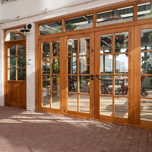 实木门推拉门松木卧室阳台卫生间定制室内门折叠门平玻璃门