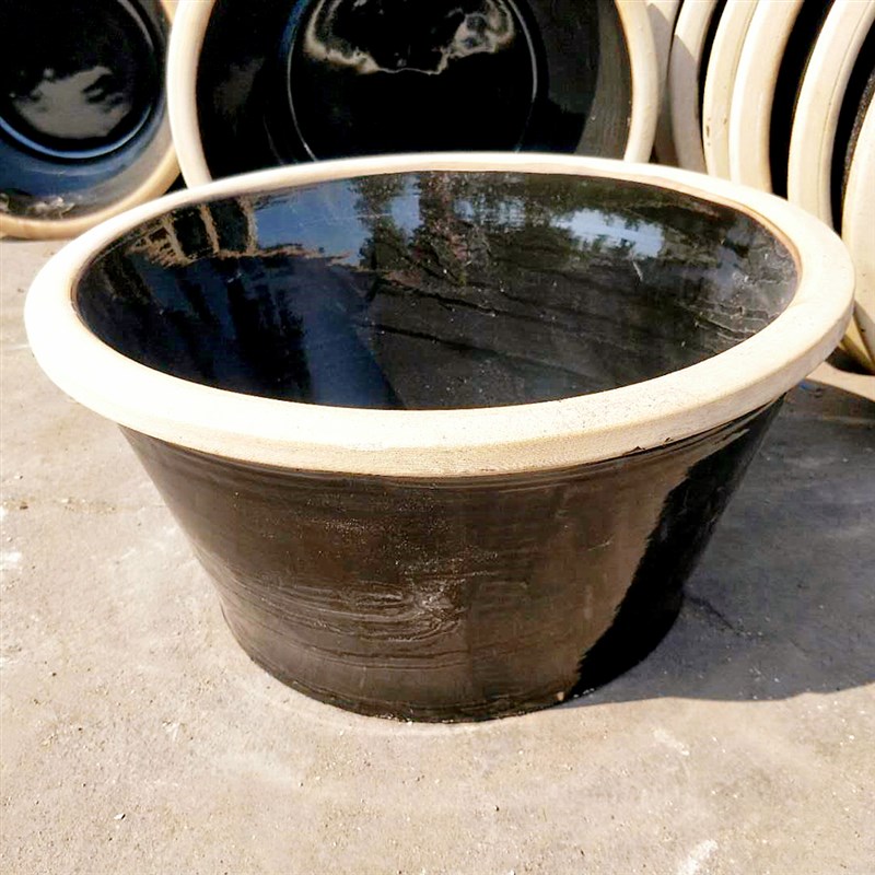 老式超大号加厚商用粗和面盆发面盆晒酱盆洗菜盆斗盆