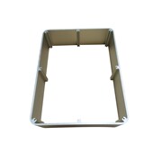 储能铝壳加工氧化 圆角铝方管挤压 方管铝型材 机箱铝外壳