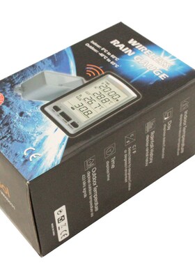 IOL 室内外温度计 雨量计  闹钟 英文原说明书