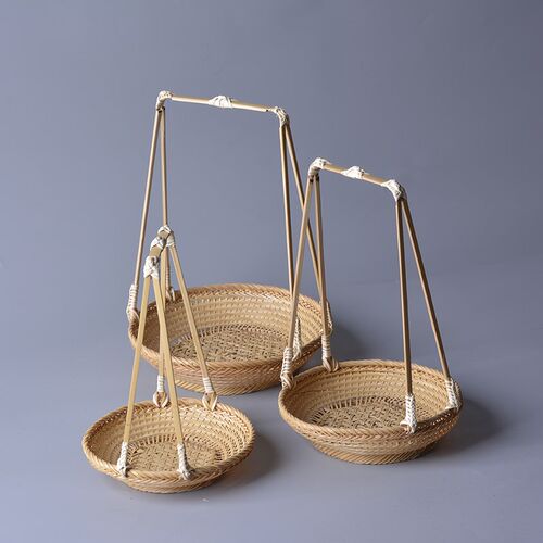 竹篮 手工竹编制品 复古  小提篮 收藏品  天然