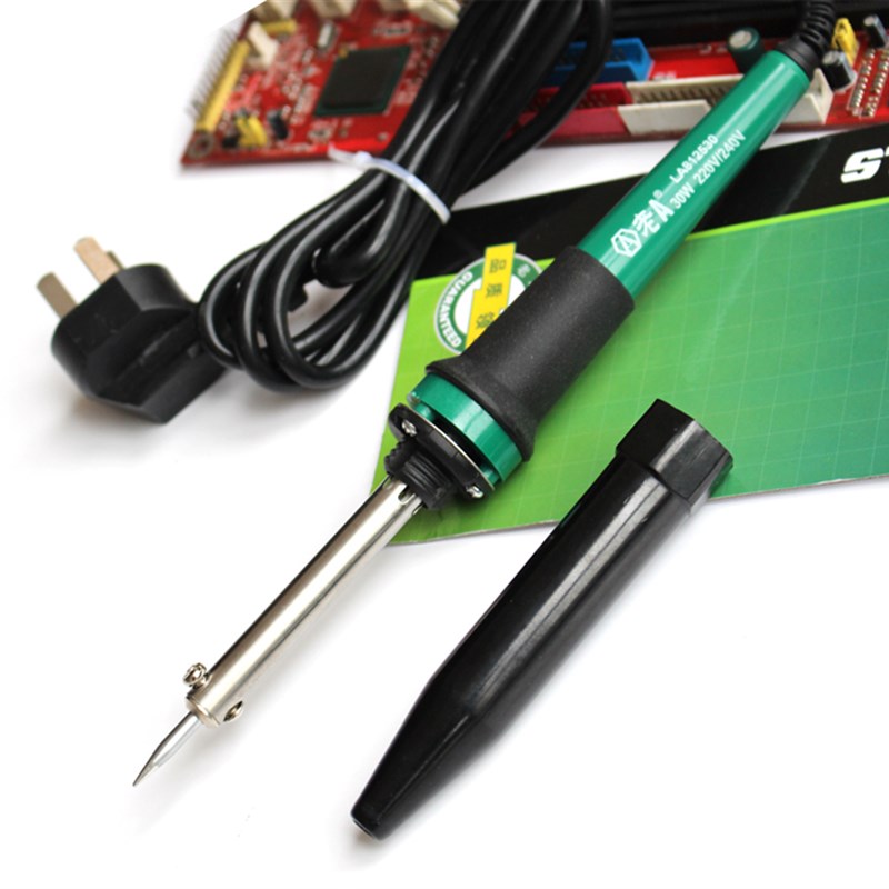 老 0W W 0W电烙铁组 带防护外热烙铁电讯电子装