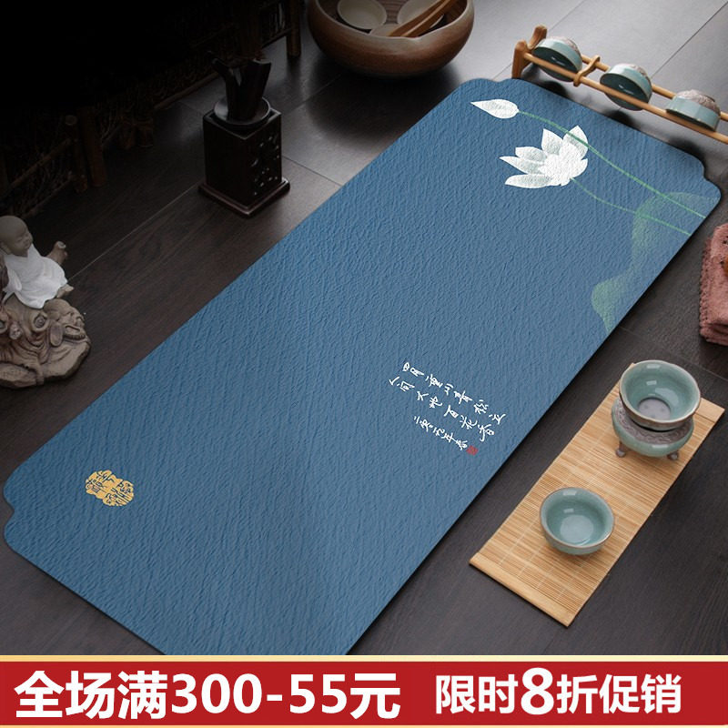 山水茶巾茶杯茶垫布桌布养壶吸水茶巾垫抹布茶具盖布茶布,居家布艺,茶席,淘宝优惠券,粉丝福利购,淘宝优惠卷
