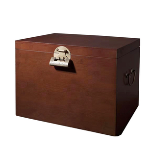 通宇福鼎白茶包装礼盒通用散茶竹盒白毫银针普洱茶铜锁竹制空木箱