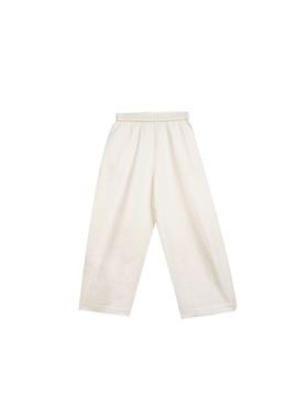 CREATE DAY  运动立体剪裁微阔腿春秋季抽绳西裤松紧腰慵懒风