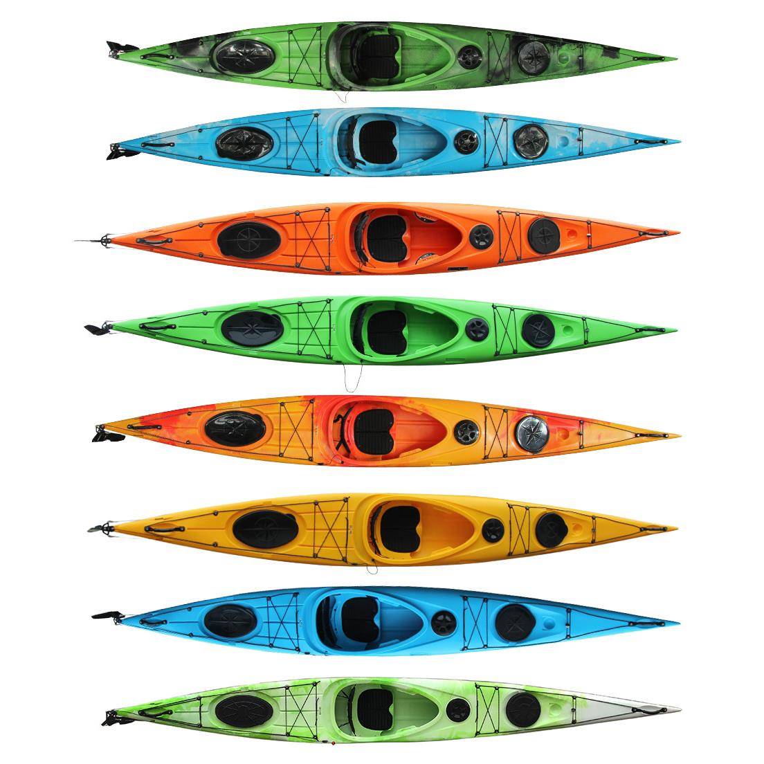 塑料划艇专业漂流艇皮划艇独木舟单人艇海洋艇休闲娱乐艇