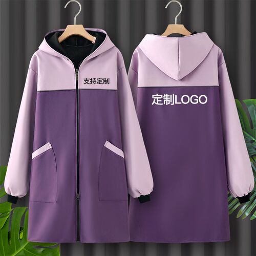围裙厨房家用2024新款罩衣女防油防水做饭时尚工作服定制logo印字