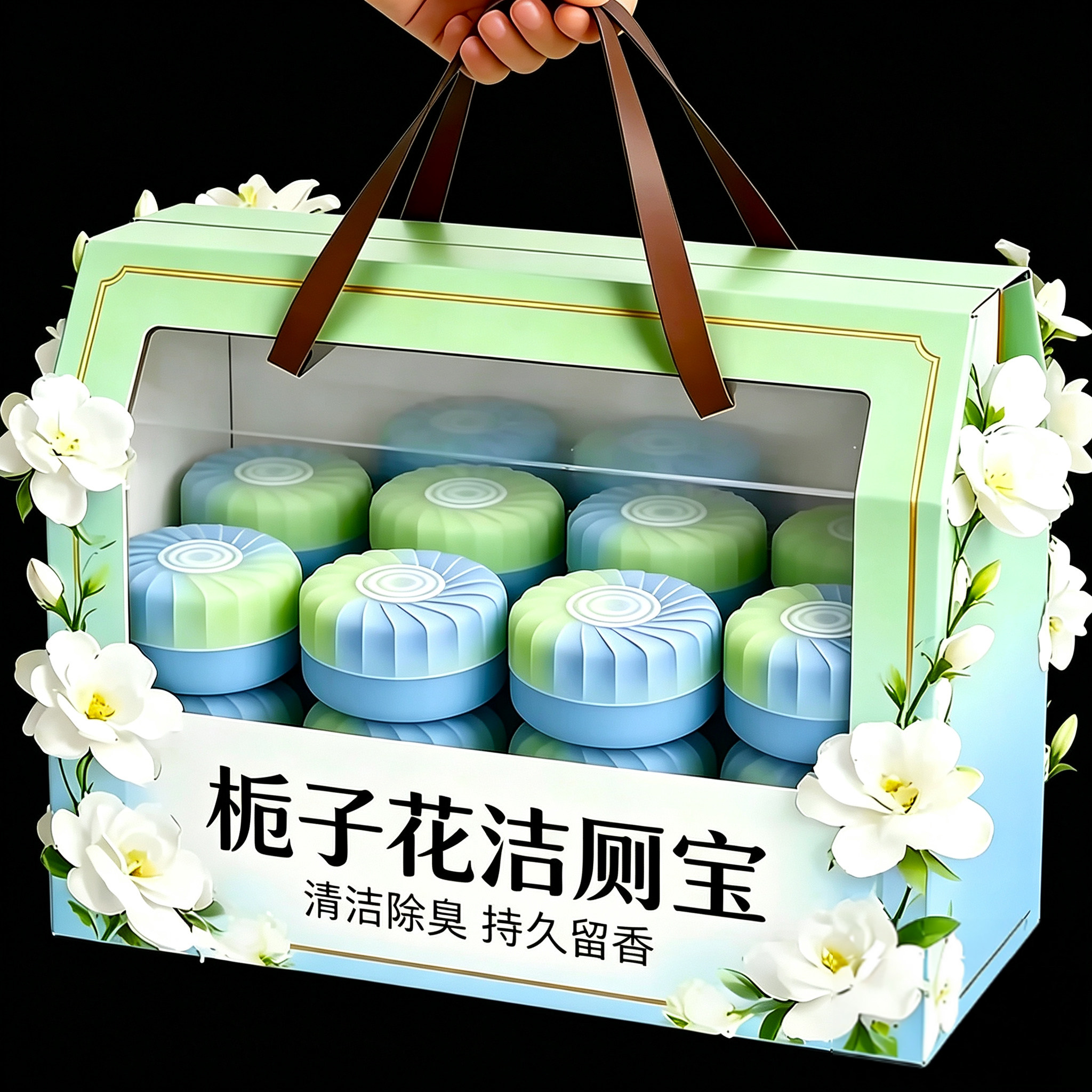 栀子花香洁厕宝香氛洁厕块厕所马桶清洁剂持久留香洁厕剂洁厕凝胶