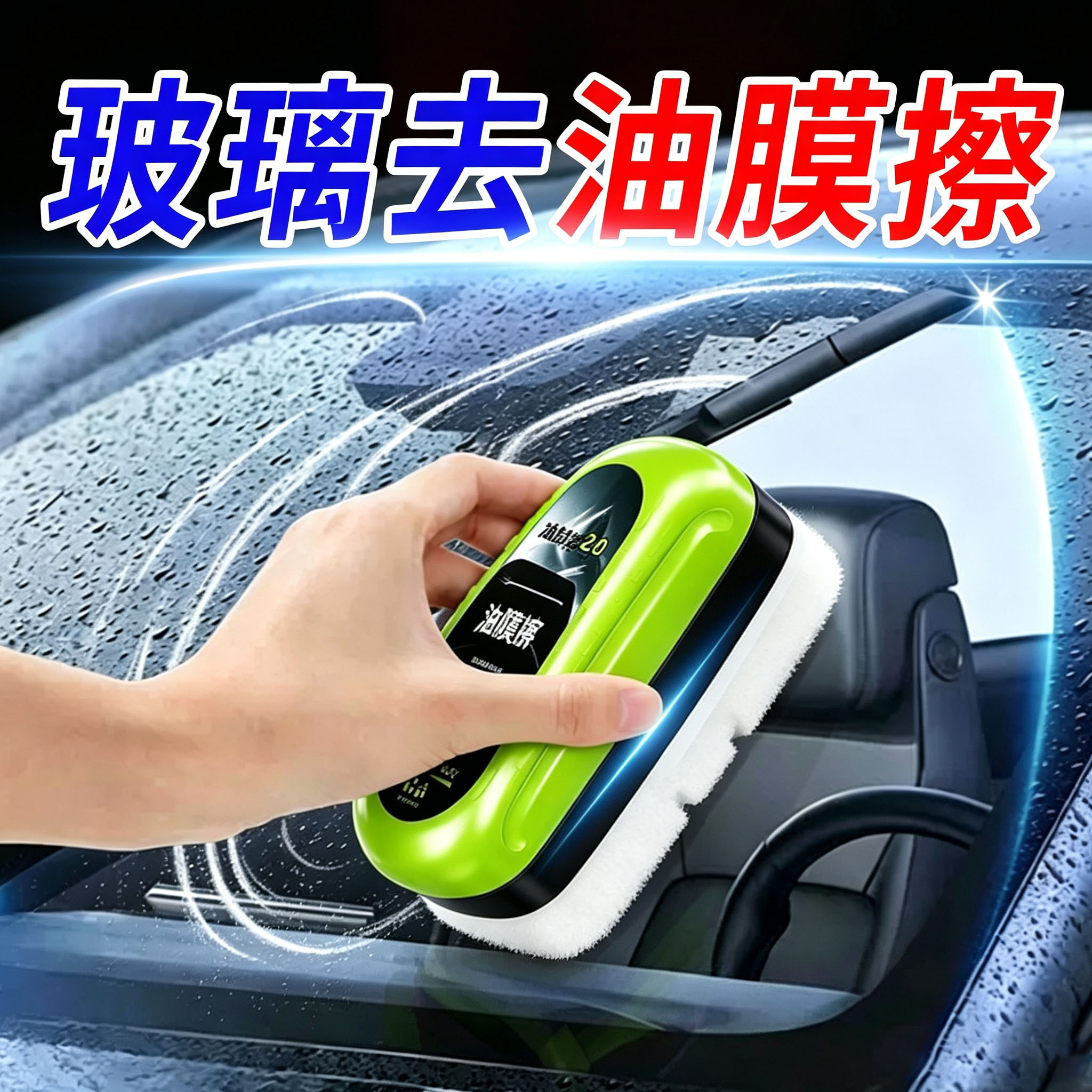 汽车油膜擦新款防冻多功能清洁刷