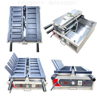 美 欧商用雪糕皮华夫款饼机 筒受热均匀 不FZXGP-06粘锅 蛋机机械