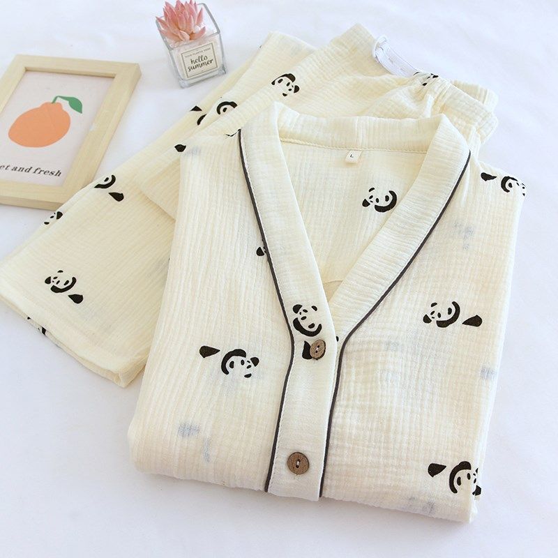 春秋季双层纱纱布月子服哺乳睡衣女可调节孕妇产后全棉家居服套装,孕妇装/孕产妇用品/营养,家居服套装,淘宝优惠券,粉丝福利购,淘宝优惠卷