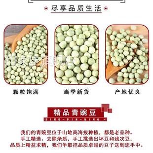 新货生青豌豆5斤 农家青豌豆生干豌豆粒杂粮麦豆焖饭煮粥煲汤干货