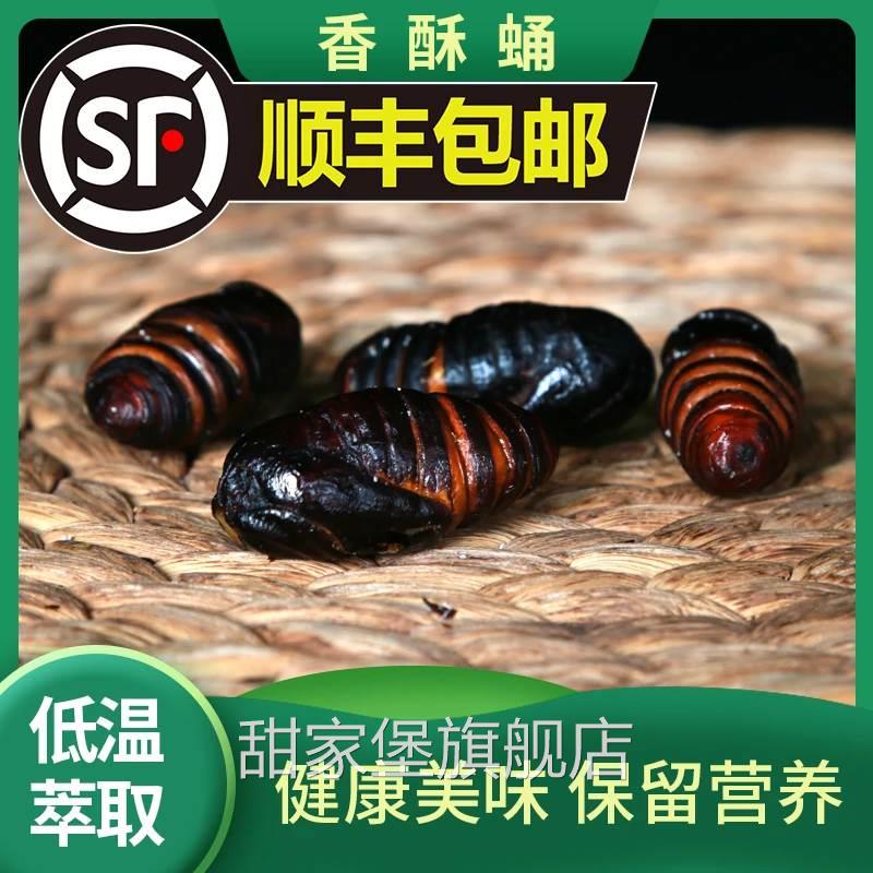 【顺丰速发】素恋香酥蛹 东北柞蚕蛹 38g*3盒 高蛋白即食蚂蚱零食