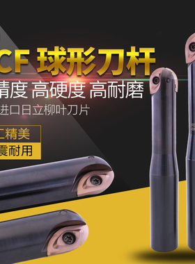 南狮柳叶刀杆数控球头刀杆BCF-C32-15R-200柳叶刀片RCF球刀杆加长