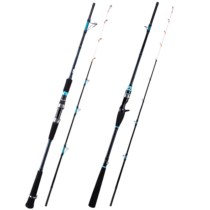 实心竿稍40号近海船钓竿白果子海钓皇姑八爪鱼竿慢摇铁板竿海筏杆