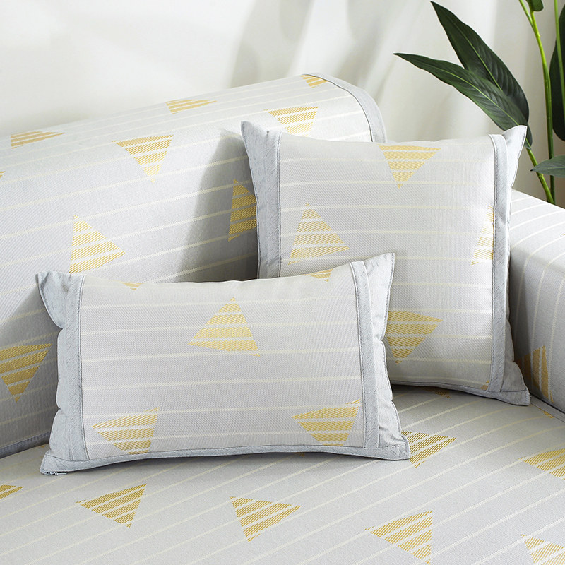 沙发垫夏季冰丝沙发凉席夏天款防C滑藤坐垫子四季通用沙发套罩定