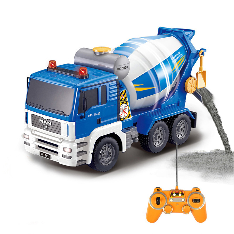 超大号鹰遥控混凝土搅拌车车儿童电动遥控车工程车汽车模型