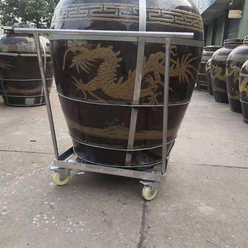 烤红薯缸商用去皮烤地瓜紫砂瓦罐烧烤炉子加厚大缸瓦缸电炭火