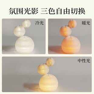 十八纸装饰落地灯景观庭院灯饰品三色灯光圆形造景灯设计师氛围灯