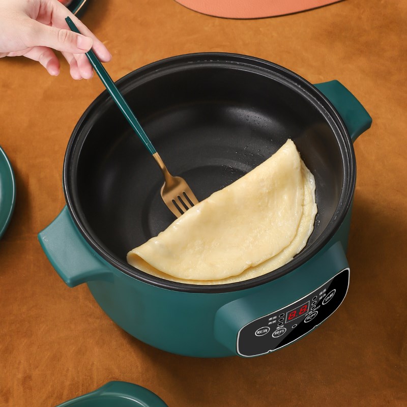 多功能电煮锅电炒锅学生宿舍小电锅煮面锅家用火锅蒸煮一体电热锅