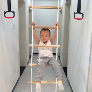 宝宝统感训练攀爬梯攀爬架室内儿童小型家用锻炼拓展儿童攀爬软梯